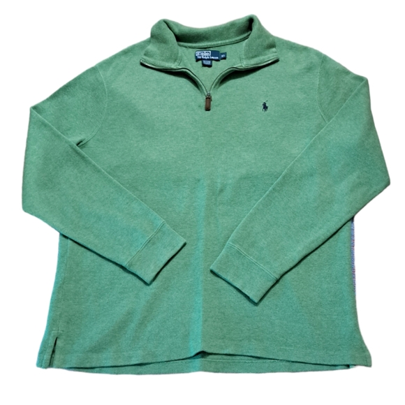 Polo Ralph Lauren Other - POLO RALPH LAUREN MENS EXTRA LARGE FRONT ZIP 100% COTTON LONG SLEEVE SWEATER